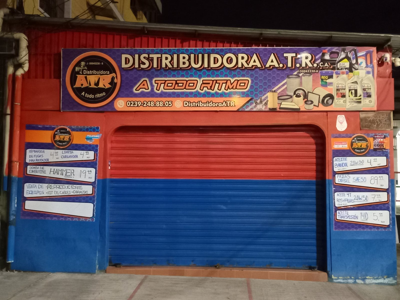 Fachada de Distribuidora ATR 3089